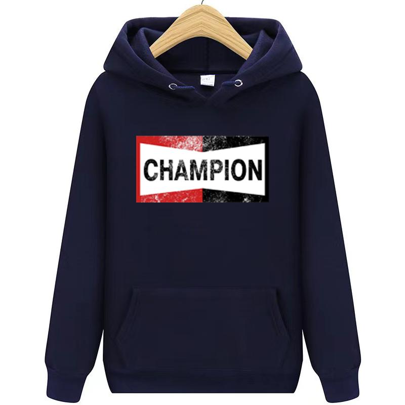 Long Sleeved Hoodie with Retro Champion Logo In Autumn and Winter