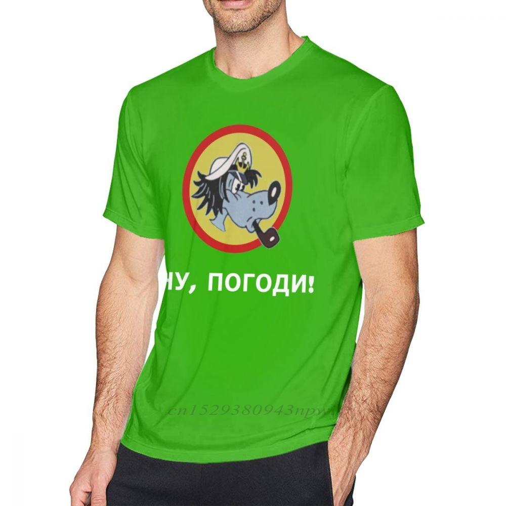 Nu Pogodi T Shirt Nu Pogodi Wolf Tshirt Unisexs 100 Cotton Tee Shirt Printed Short Sleeves Beach Plus Size Fun Tshirt