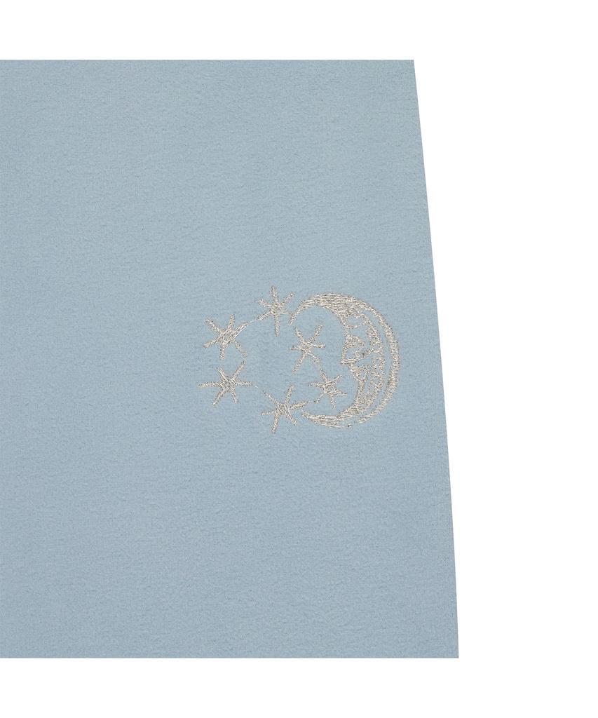 TUEWID Tuewid Light Weight Fleece Set Up Pants In Powder Blue