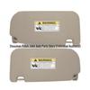 Beige Pair of Sun Visors with Lights for 2005-2010 Kia Sportage 85201-1F210LX