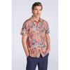 Mountain Warehouse Camicia da uomo a maniche corte con foglie tropicali