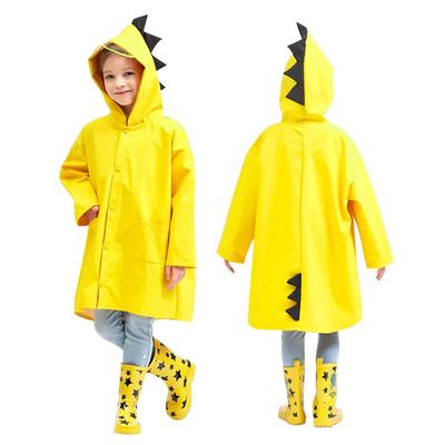 Cute Dinosaur Children Raincoat Outdoor Waterproof Rain Coat Children Impermeable Poncho Boy Girl Rain Jacket Gift