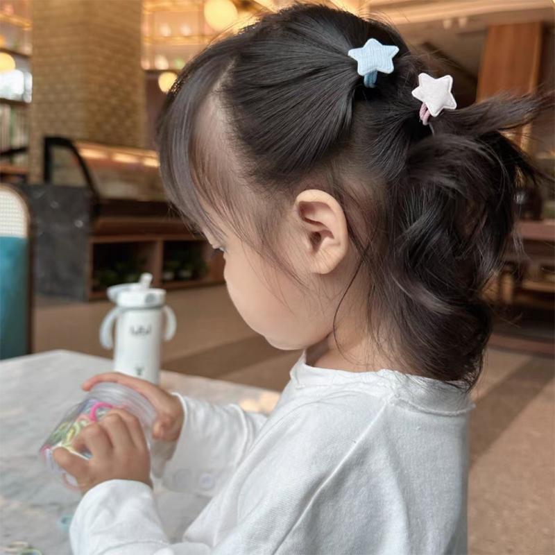 Baby Girl Hair Rope 10pcs/Set Sequins Hair Loops Children's Elastic Hair Bands Hair Tie