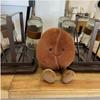 Creative Simulation Coffee Bean Doll Plush Toy Brown Coffee Bean Doll Children Accompany Comfort Puppet Doll