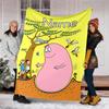 Personalized Custom Name Blanket - Barbapapa Print Design,Blanket for Sofa,Bed,Travel,Camping - Soft and Warm, Great Gift