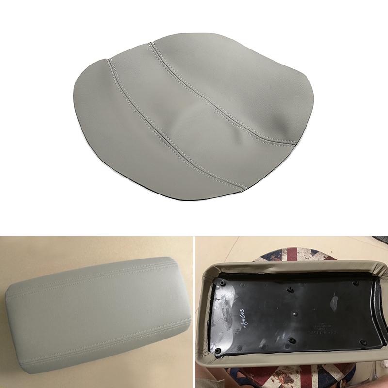 Microfiber Leather For Volvo S80 1999 2000 2001 2002 2003 2004 2005 2006 Gray Car-styling Center Console Armrest Box Cover Trim