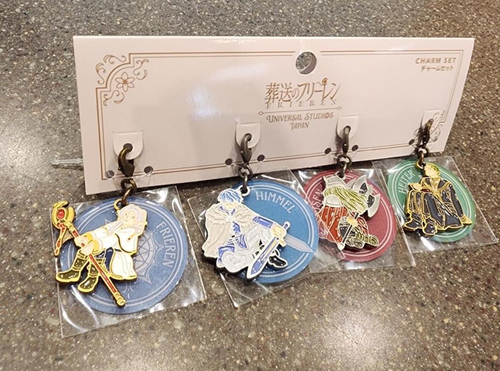 USJ Frieren Himmel Heiter Eisen Party Charm Set 4pc Keychain Pendant Japan