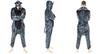 Warm men's kigurumi pajamas onesie raccoon one-piece zip-up s Gray raccoon Onesie Costume - S