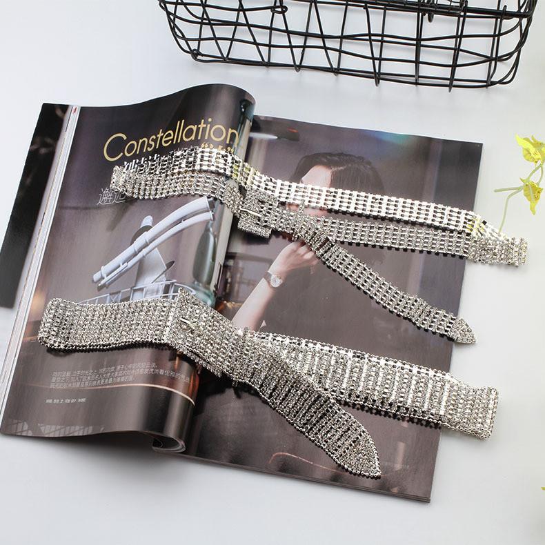 Elegant Body Metal Chain With Sparkling Crystals For Wedding And Prom Looks