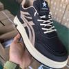 Casual Shoes New Breathable Leather Board Shoes Casual Comfortable Sports Thick Sole