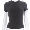 Daily Casual T-Shirt Women Short Sleeve Stretchy O-Neck All-Match New Arrival for Summer Slim 2024 Stylish Tops Girl