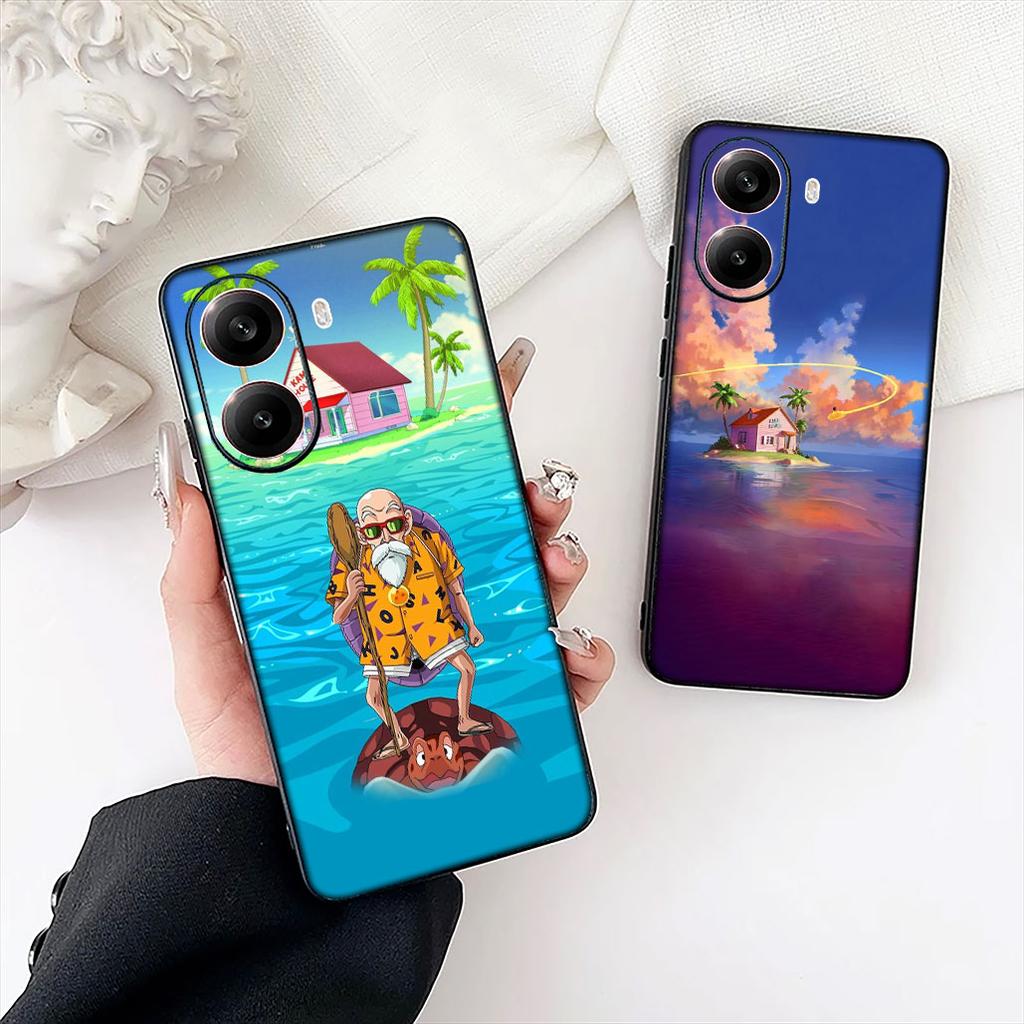 Master Roshi Dragon Gokus Ball Kame Sennin Phone Cover for Apple iPhone 16 17 Air 14 15 Pro Max Plus 16+ 16E 14+ ProMax Case