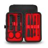 7/10/12/18/20/24PCS Set Professional Manicure Set Kits Stainless Steel Fingernail Toenail Clippers Set with Leather Portable