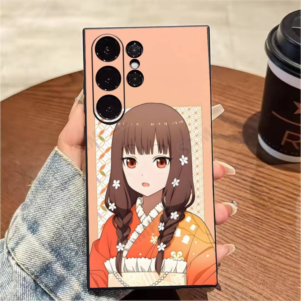 Love Is War CharacterS Fujiwara Miko Phone Case For Samsung S25,S24,S21,S22,S23,S20,Ultra,S26,Plus,Fe,Note,5G Black Cover