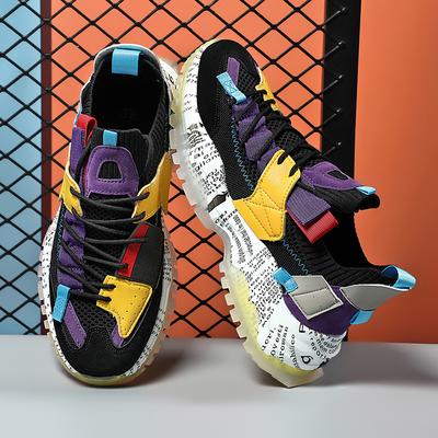 Thick-soled Lightweight Mesh Breathable Male Shoe 2024 Autumn New Mens Casual Shoes Fashionable Comfortable Outdoor Man Sneakers
