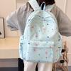 Schoolbag Large Capacity Bow School Bag Female Junior High School Student College Wind Star Backpack Versatile Lightweight Travel Backpack Tide