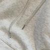Japanese Sweet Puppy Print Fleece-Lined Cotton Hoodie - White/Gray, Unisex