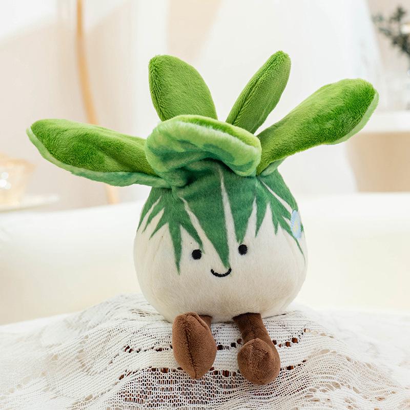 Creative Eggplant Doll Red Umbrella Umbrella Mushroom Doll Cute Vegetable Fruit Shape Plush Toy Boutique Doll