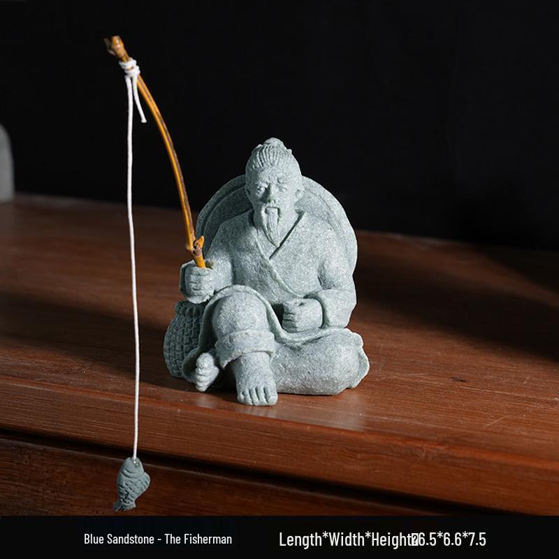 Pebble Bridge Small Boat Ornament: Miniature Water Bonsai Rockery Decoration for Floral Landscapes.