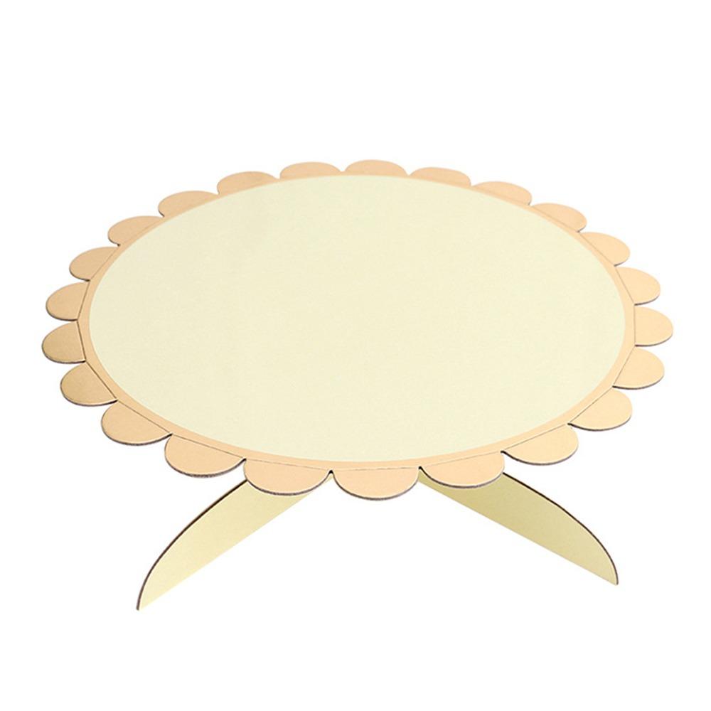 Creative Multicolor Cake Stand Round Paper Dessert Stand Multi-Function Disposable Cake Plate Party Supplies