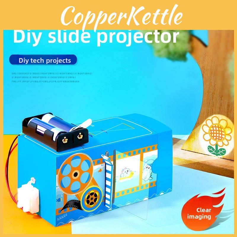 Kit de Projeto Científico DIY Projetor de Slides Para Educação Infantil e Aprendizagem Prática