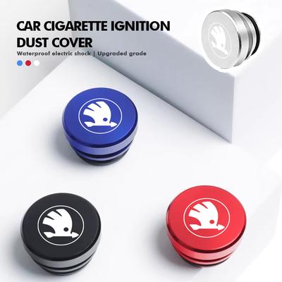 CKDQ9 Car Cigarette Lighter Cap Auto Cigar Lighter Dust Proof Plug For Octavia A5 A4 Mk1 2 Fabia Superb Rapid Mk3 Yeti 2006