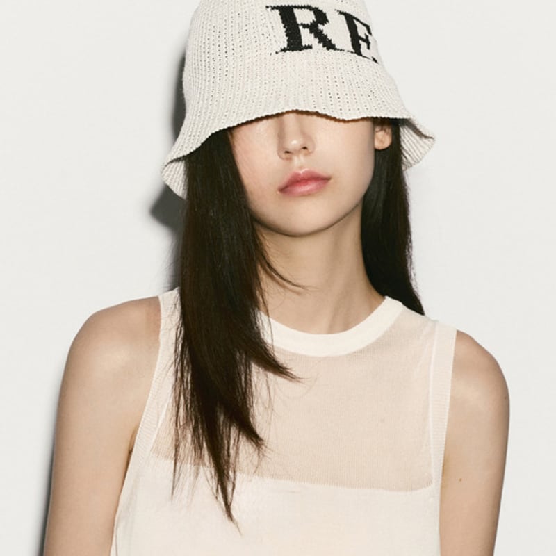 

Панама с логотипом RE RHEE цвета слоновой кости IVORY_FREE