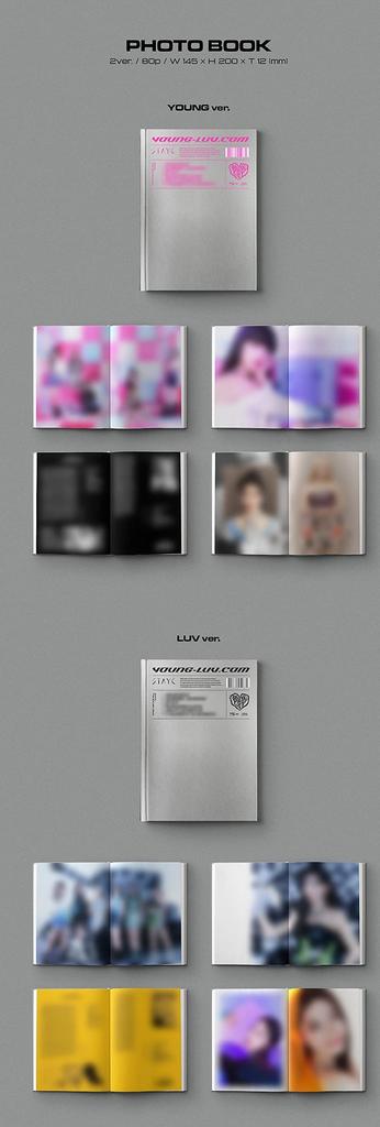 STAYC 2nd Mini Album YOUNG - - LUV.COM (Korean Edition)