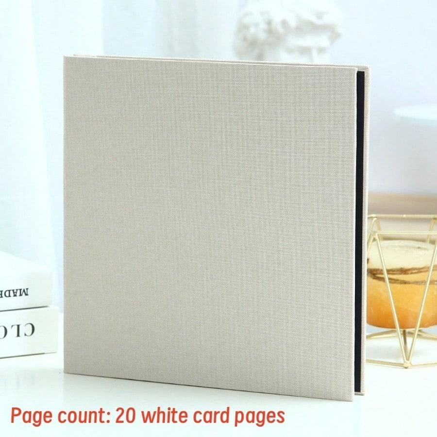 

1pc Linen Photo Album Self Adhesive Scrapbook Album for 2x3 4x6 5x7 8x10 Pictures DIY Photo Book Birthday Gifts