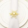 Xmas,Party,Wedding Silvery Napkin Holders Napkin Buckle Table Decor Napkin Ring Christmas Supplies