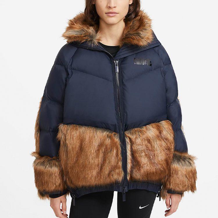 Nike X Sacai Women's Parka 'Dark Obsidian' CT3267-475
