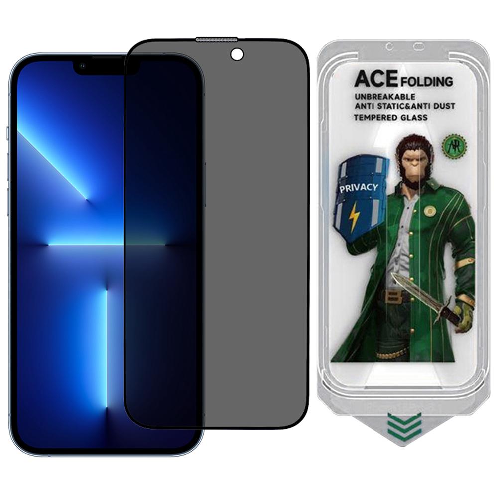 

ESHMILY Screen Protector For iPhone 14/13 Pro/13 2.5D High Aluminium-Silicon Glass Anti Spy Film with Easy Installation Tool Type A