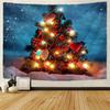 Christmas Tapestry Christmas Party Wall Tapestry Christmas Bedroom Dormitory Bar Party Decoration Tapestry