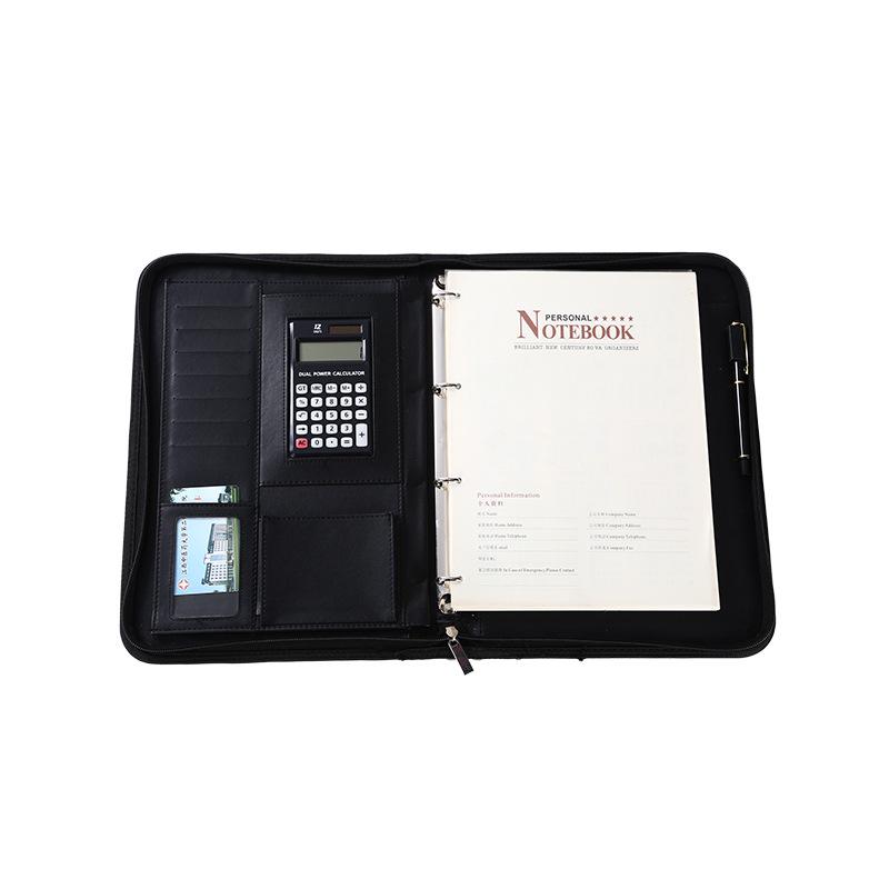 2020 Multifunctional A4 Zipper Bag Planner with Custom Logo