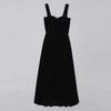 Retro Velvet Spaghetti Strap A-line Party Dress for Women