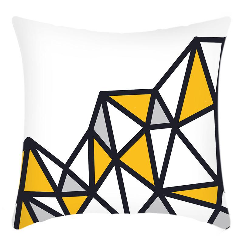 New Pillowcase Art Abstract Series Printed Pillowcase Simple Printed Cushion Sofa Cover