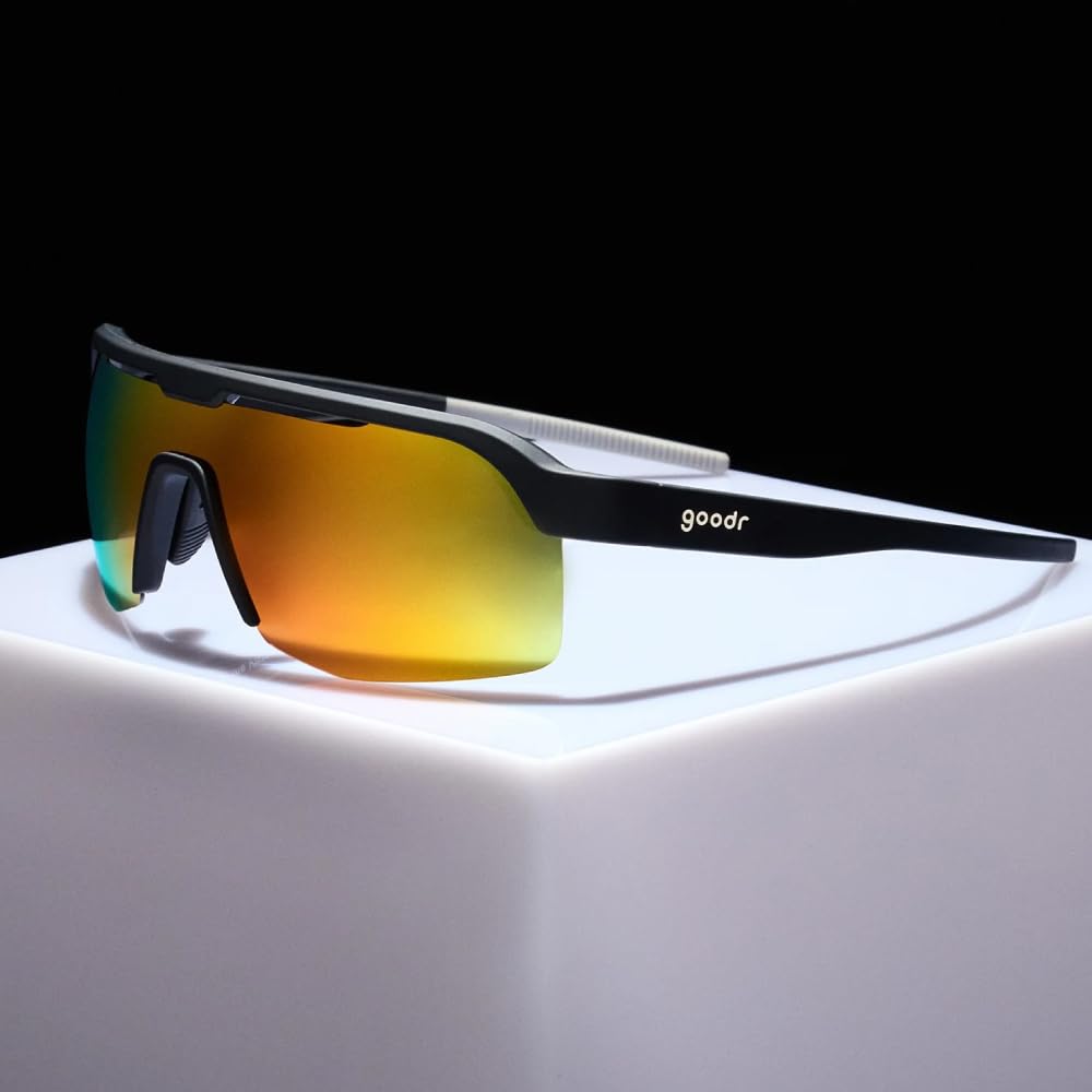 Goodr Sonnenbrillen Serie Leicht Polarisierte Gläser UV-Schutz Polarisierte Farbgläser Spiegelgläser Laufen Sport Angeln Wandern Marathon Camping