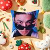 Star H-Hwang Hyunjin Pillow Case Plush Fabric Soft Double-Sided Printed Sofa Warm Winter Home Gift Cushion Cover