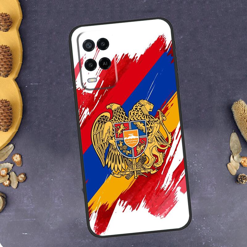 Armenia Armenian Flag Phone Case For Oppo A96 A16 A76 A78 A58 A18 A38 A98 A17 A77 A80 A40 A60 A74 A94 A54 A15 A57S