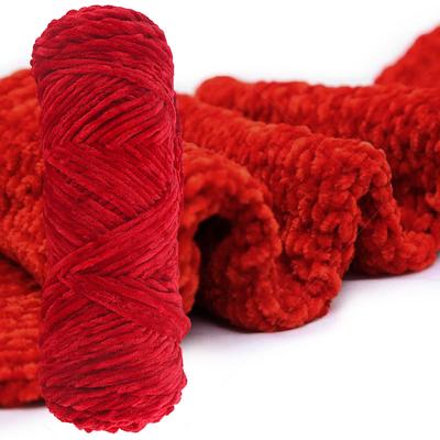 100g/roll For Knitted Velvet Yarn Polyester Chenille Yarn Crochet Yarn Baby Plush Yarn Thick