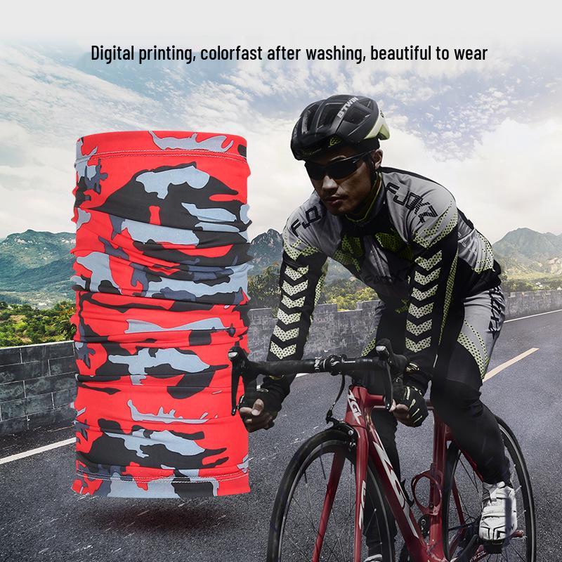Sun Protection Ice Silk Sports Neck Gaiter & Face Towel Headband