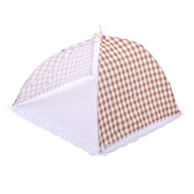 

Экран кружевная сетка открытый барбекю пикник лагерь протектор кухонный помощник против мух комаров пищевая крышка Square бежевый
