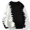 Men S Fashion Round Neck Long Sleeve Warm Knit Sweater For Autumn Winter
