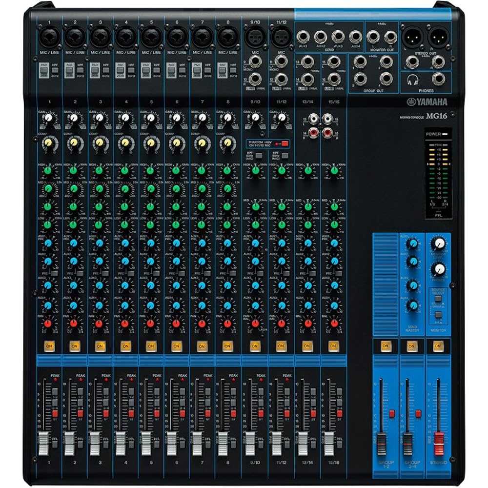 YAMAHA YAMAHA 16 Channel Mixing Console MG16