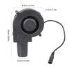 Variable Speed Brushless Air Blower With Double Ball Bearing For Efficient Fire Starting In Fireplaces And BBQs
