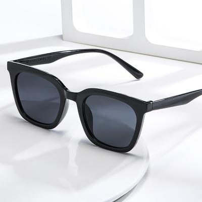 Retro Brown Sunglasses Women'S Retro Square Sunglasses Men'S Personality Face Glasses