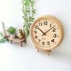 KATOMOKU Muku Uhr 15 Natur km-107NARC Wanduhr mit schleichender Sekunde, 30,6cm Durchmesser (Funkuhr)