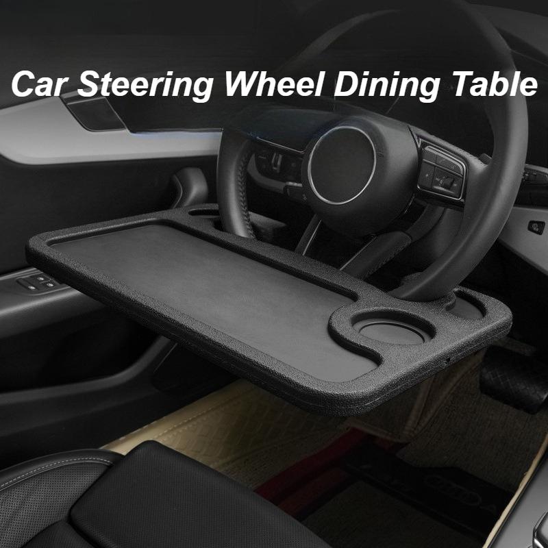 Multifunctional Car Steering Wheel Tray Table Storage Bracket Laptop Computer Desk Mount Stand Eat Work Drink Tray Board Holder