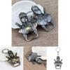 Silver Bronze Marvel Comics Deadpool Logo Metal Bottle Opener Keyring Keychain