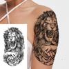 1 Sheet Snake Fox Tiger Skull Demon Temporary Tattoos For Men Adults Women Arm Forearm Fake Tattoo Sticker Sleeve Water Transfer